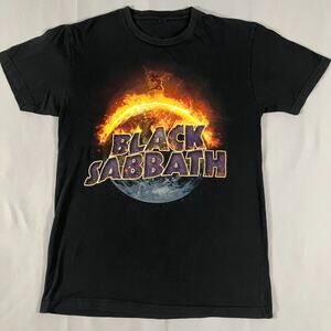 Black Sabbath The End 2016 Tour T-Shirt Mens Small Black‎ Metal Concert Tee